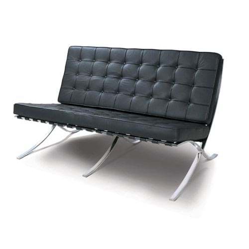 Mies van der Rohe Barcelona - Loveseat sofa (1929) resmi